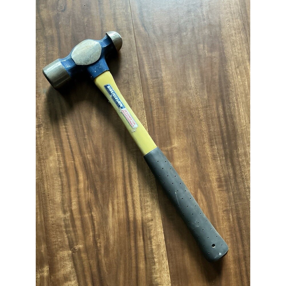 Vaughan 32 Oz. Ball PIen Hammer Fiberglass Handle FS432-32 Made In USA X6